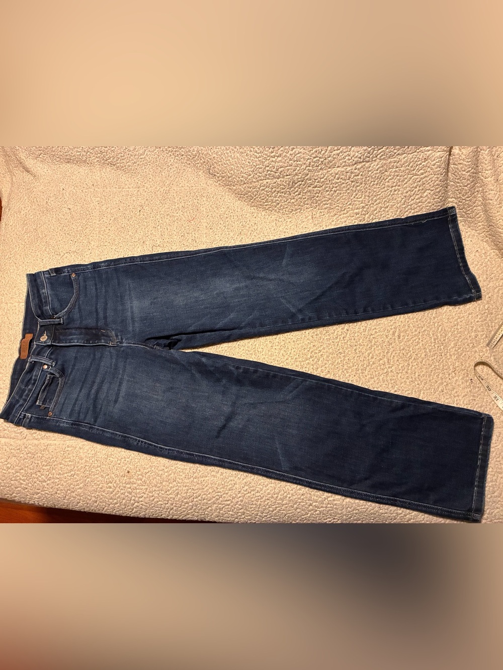 Judy Blue Dark Blue Straight Leg Jeans, size 9/29, comfortable and stretchy - Picture 9 of 13
